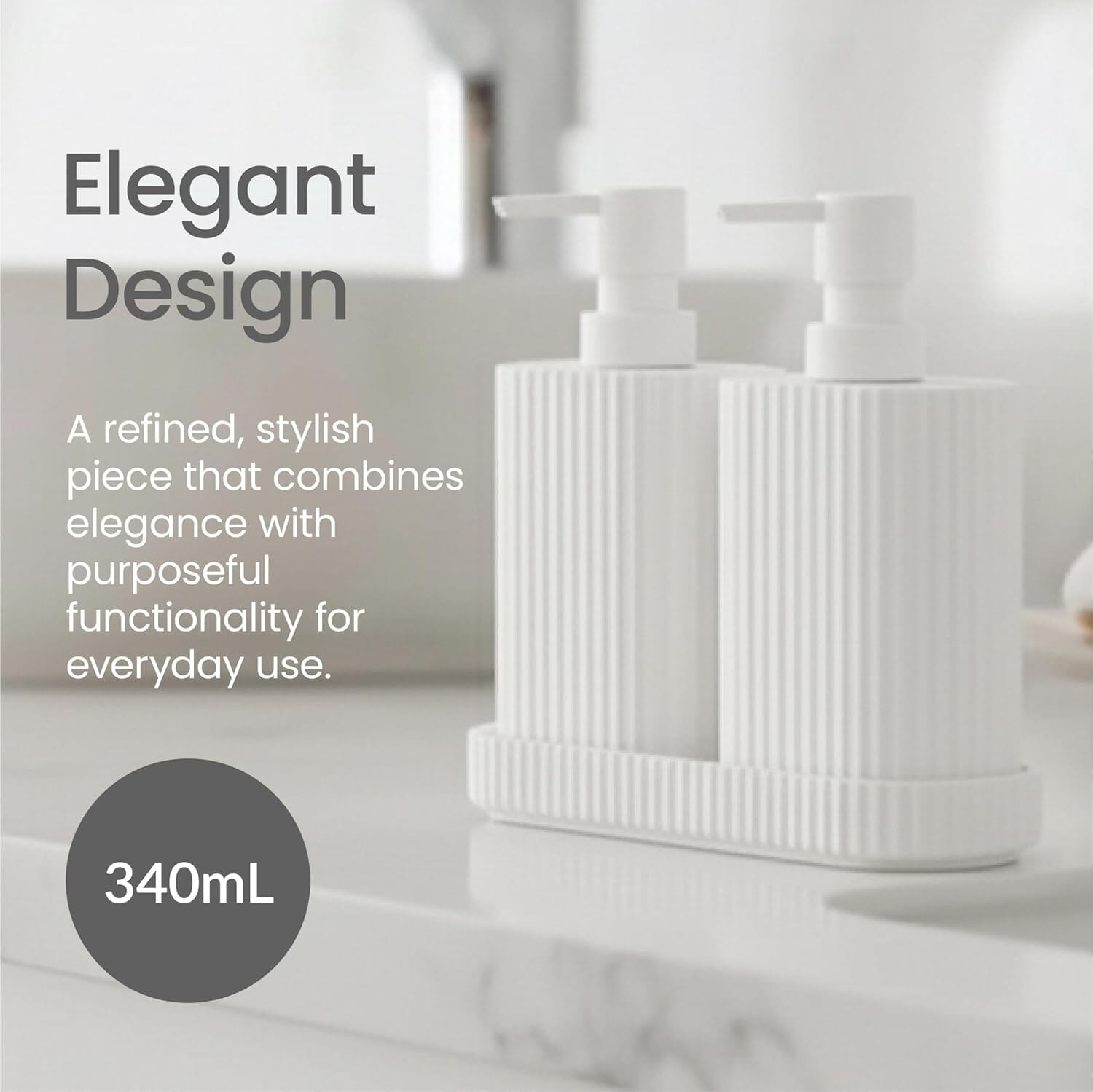Eco Basics Wash Station White Bathroom Accessories The Cooks Kitchen 