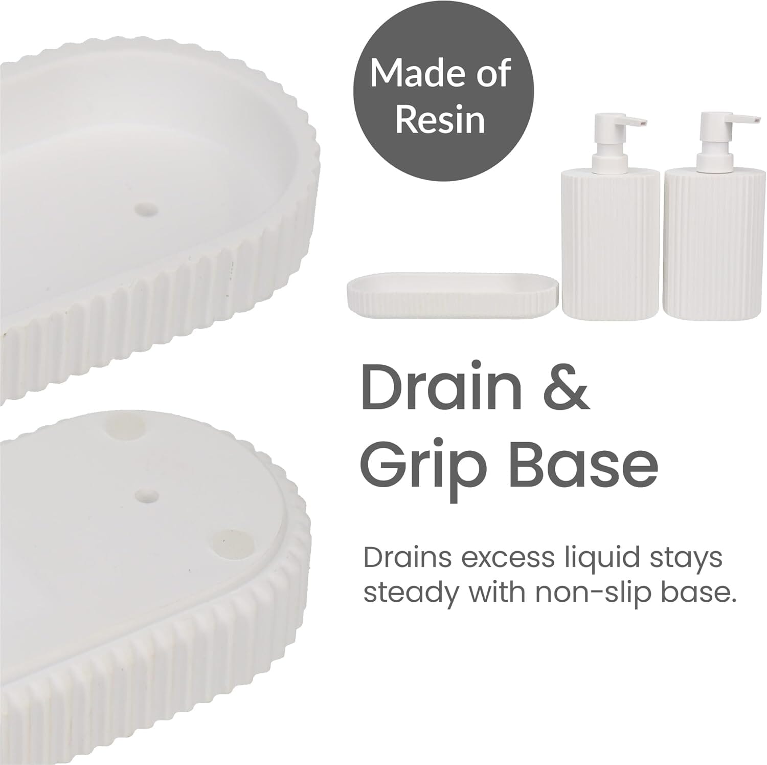 Eco Basics Wash Station White Bathroom Accessories The Cooks Kitchen 