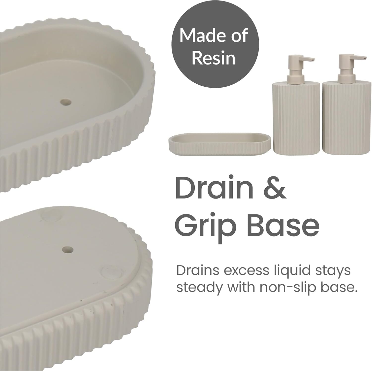 Eco Basics Wash Station Duo Taupe Bathroom Accessories The Cooks Kitchen 