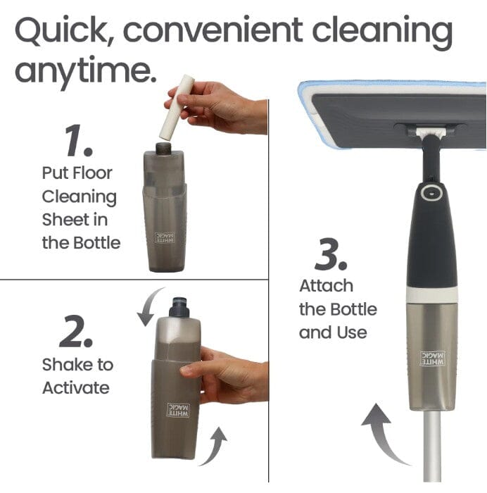 White Magic Spray Mop Cleaning Equipment The Cooks Kitchen 