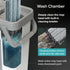 White Magic Flat Mop & Bucket Set