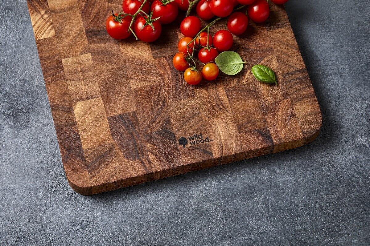 Wild Wood Avoca Large End Grain Board Chopping Boards & Surface Savers The Cooks Kitchen Mandurah 