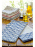 Ogilvies Euro Collection Cotton Tea Towel - Geometric Stone Set Of 2
