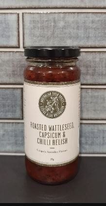 Australian Bush Spices - Roasted Wattleseed, Capsicum & Chilli Relish Chutneys, Sauces & Marinades The Cooks Kitchen 