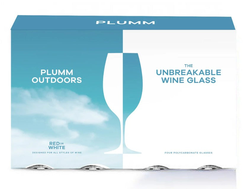 Plumm Outdoors Red Or White Wine Glass - 4 Pack