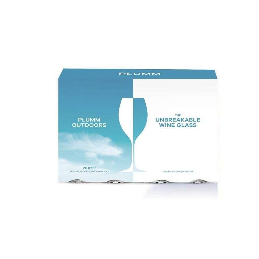 Plumm Outdoors White Wine Glass - 4 Pack Wine & Champagne The Cooks Kitchen 