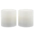 Emporium Set Of 2 Pillar Led Candles 7.5cm