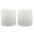 Emporium Set Of 2 Pillar Led Candles 7.5cm Home Decor The Cooks Kitchen 