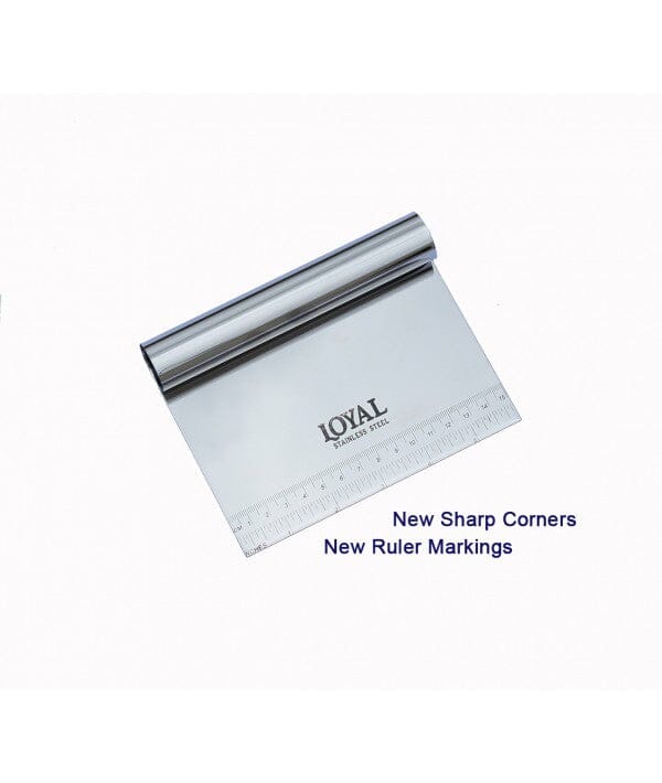 Loyal S/s Dough Scraper/cutter Bakeware Accessories The Cooks Kitchen 