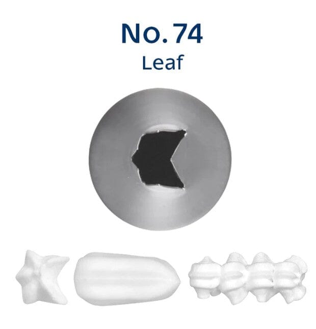 Loyal Piping Tip - No.74 Leaf Piping Tips The Cooks Kitchen 