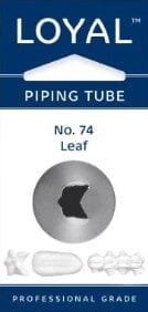 Loyal Piping Tip - No.74 Leaf Piping Tips The Cooks Kitchen 