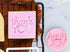 Loyal Cookie Embosser Stamp - Thank You