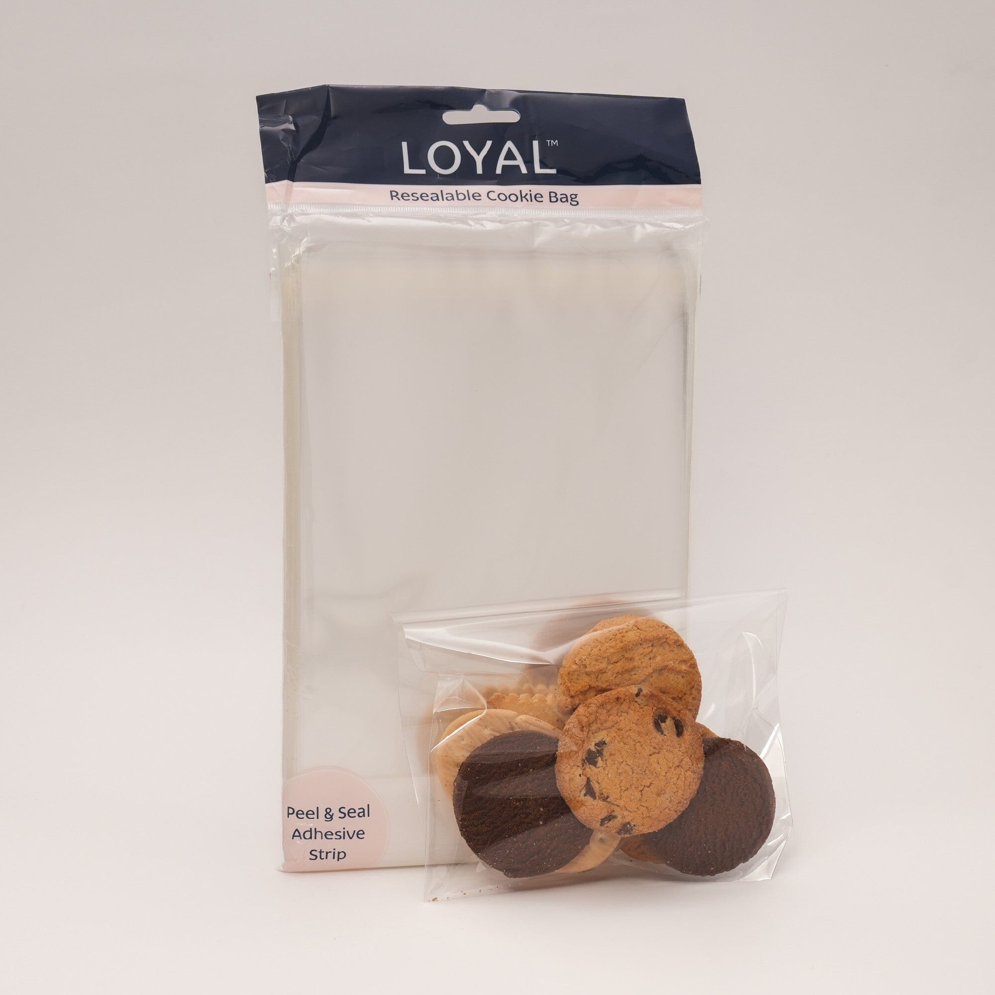 Loyal Resealable Cookie Bag 90x90mm Gift Bags & Cookie Bags The Cooks Kitchen 