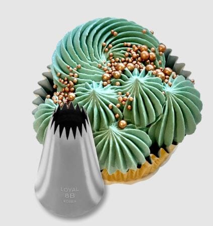 Loyal No. 8b - Open Star Piping Tips The Cooks Kitchen 