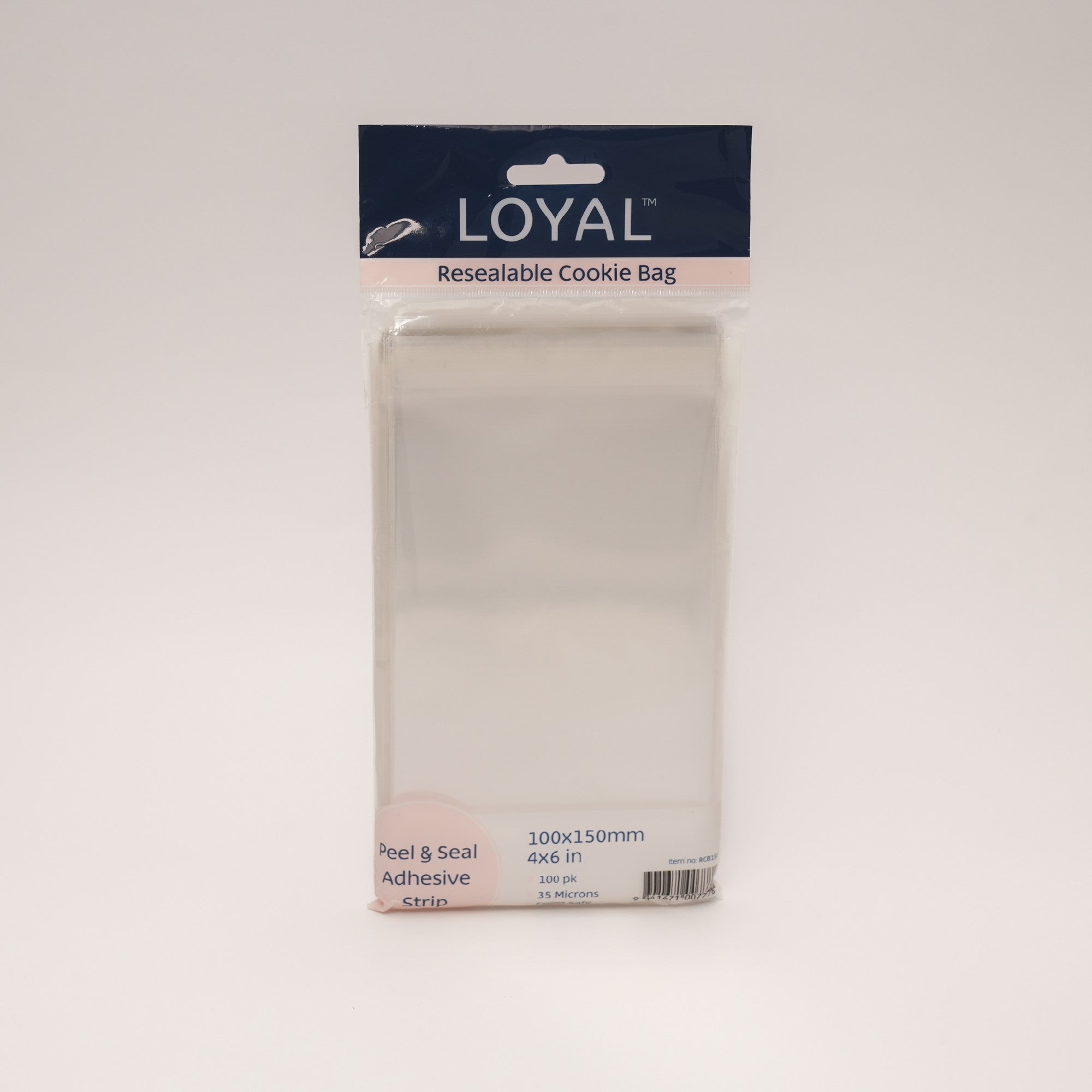 Loyal Resealable Cookie Bag 100x150mm