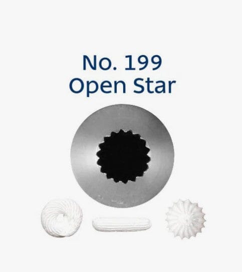 Loyal Piping Tip - No.199 Open Star Piping Tips The Cooks Kitchen 