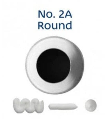 Loyal Piping Tube - No.2a Round Piping Tips The Cooks Kitchen 