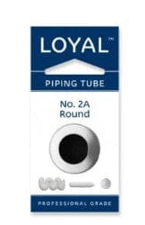 Loyal Piping Tube - No.2a Round Piping Tips The Cooks Kitchen 