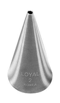 Loyal Piping Tube - No.2 Round Piping Tips The Cooks Kitchen 