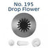 Loyal Piping Tip - No.195 Drop Flower