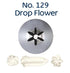 Loyal Piping Tip - No.129 Drop Flower Piping Tips The Cooks Kitchen 