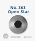 Loyal Piping Tip - No.363 Open Star Piping Tips The Cooks Kitchen Mandurah 