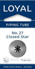 Loyal Piping Tip - No. 27 Closed Star Piping Tips The Cooks Kitchen 