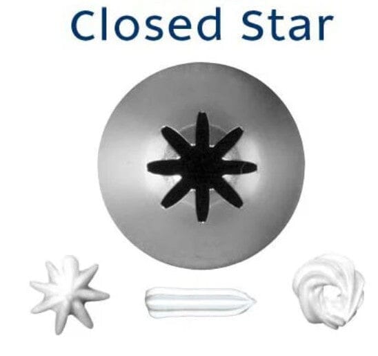 Loyal Piping Tip - No.30 Closed Star Piping Tips The Cooks Kitchen 