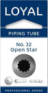 Loyal Piping Tip - No.32 Open Star Piping Tips The Cooks Kitchen 