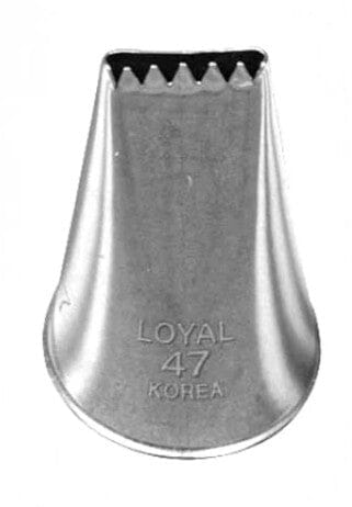 Loyal Piping Tip - No.47 Basket Weave Piping Tips The Cooks Kitchen 