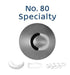 Loyal Piping Tip - No.80 Specialty Piping Tips The Cooks Kitchen 