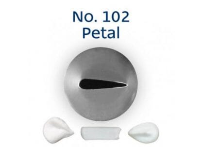 Loyal No.102 Petal Standard S/s Piping Tips The Cooks Kitchen Mandurah 