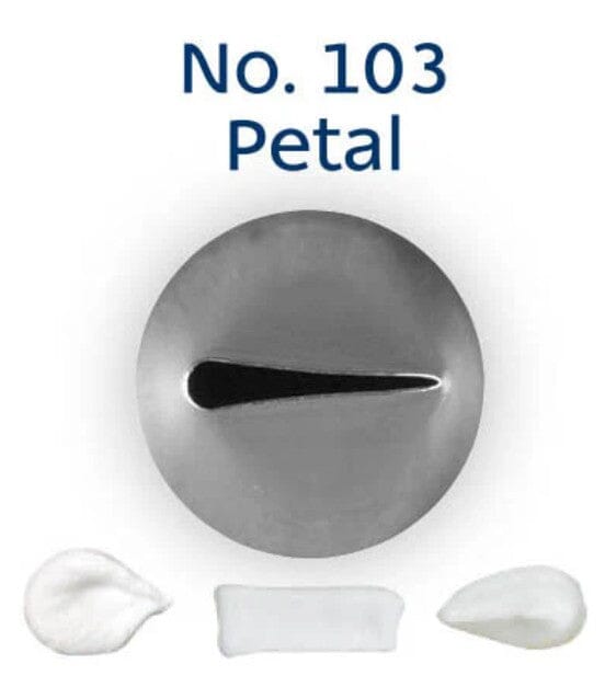 Loyal Piping Tip - No.103 Petal Piping Tips The Cooks Kitchen Mandurah 