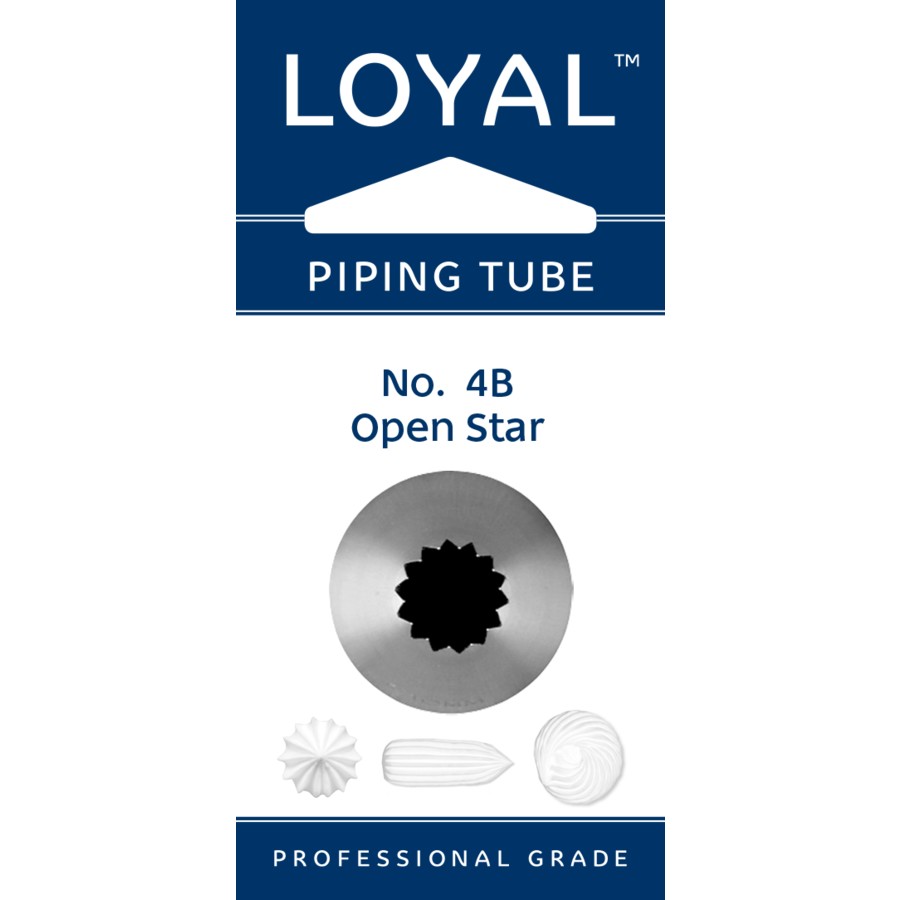 Loyal Piping Tube - No.4b Open Star