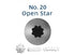 Loyal No. 20 Open Star Standard S/s Piping Tips The Cooks Kitchen Mandurah 