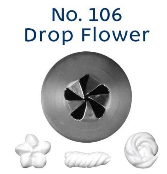 Loyal Piping Tip - No.106 Drop Flower Piping Tips The Cooks Kitchen 