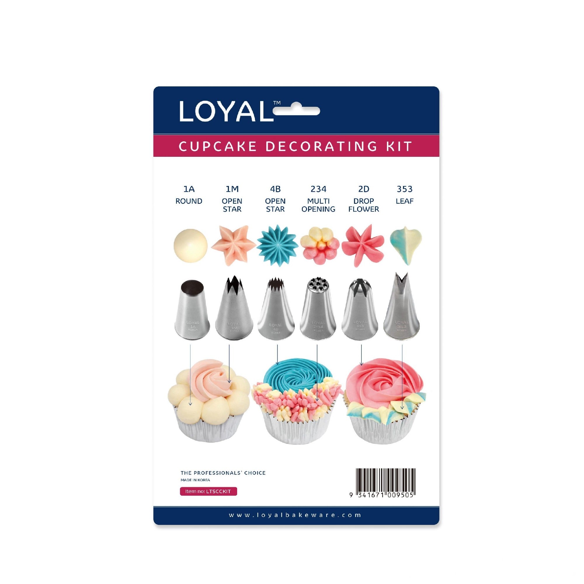 Loyal Cupcake Decorating Kit