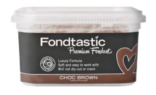 Fondtastic Premium Fondant - Choc Brown 250g