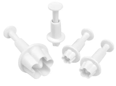 Mondo Bakeware - Flower Blossom Plunger Cutter Set 4pc