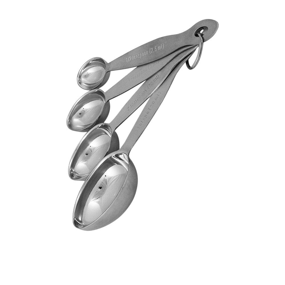 Mondo Australian Standard Measuring Spoons S/4 S/s Scales The Cooks Kitchen Mandurah 