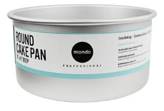 Mondo Pro Deep Round Pan 8x4in Baking Tins, Trays, Pans & Ramekins The Cooks Kitchen 