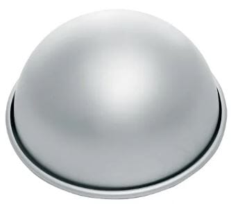 Mondo Professional Hemisphere Cake Pan 4in/10cm Baking Tins, Trays, Pans & Ramekins The Cooks Kitchen 