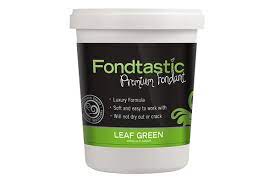 Fondtastic Vanilla Leaf Green Fondant