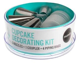 Mondo Cupcake Decorating Set 10pce Piping Bag Sets The Cooks Kitchen 
