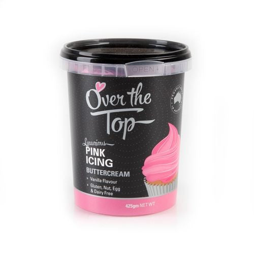 Over The Top Buttercream - Pink - 425g 