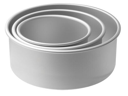Mondo Pro Round 4in Deep Cake Pans S/3 (6in/8in/10in) Baking Tins, Trays, Pans & Ramekins The Cooks Kitchen Mandurah 