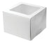 Mondo White Cake Box 6in Tall Square - 8x8"