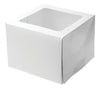 Mondo White Cake Box 6in Tall Square - 8x8