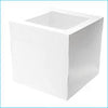 Mondo White Cake Box 10in Tall Square - 10x10