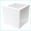 Mondo White Cake Box 10in Tall Square - 10x10